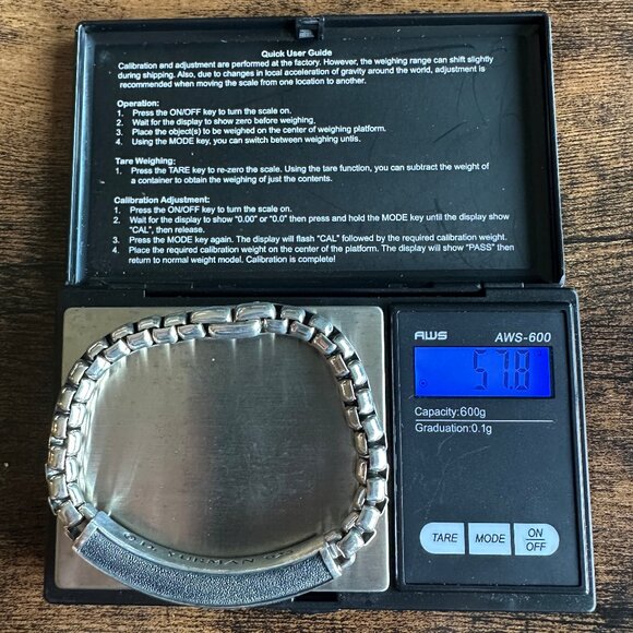 David Yurman Exotic Stone ID Bracelet w/ Red Agate - 7mm - 8.5" - RARE - Picture 16 of 16